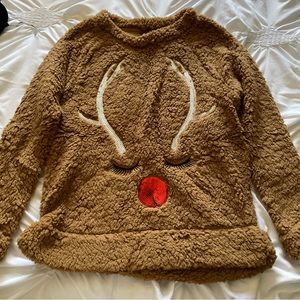 George Reindeer Fluffy Longsleeve